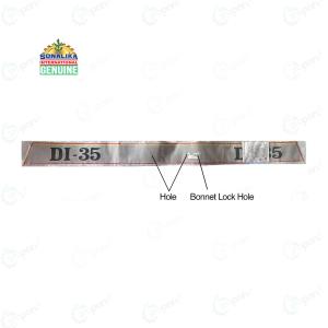 Sonalika Genuine Sikander DI35 Model Metalic Plate Body Sticker (Model Name Sticker), Bonnet Front Hood